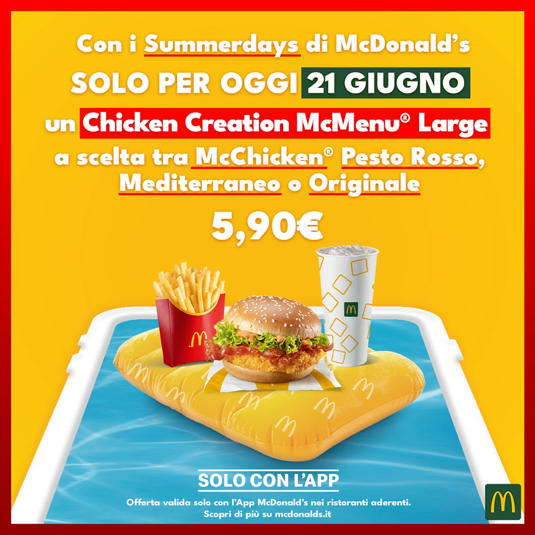 Filippo Bonazzi McDonalds portfolio Chicken Creation Instagram carousel 2